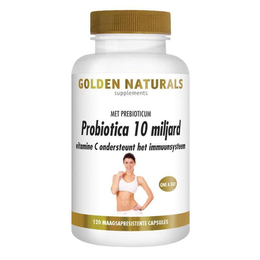 Golden Naturals Probiotica 10 miljard 120vc