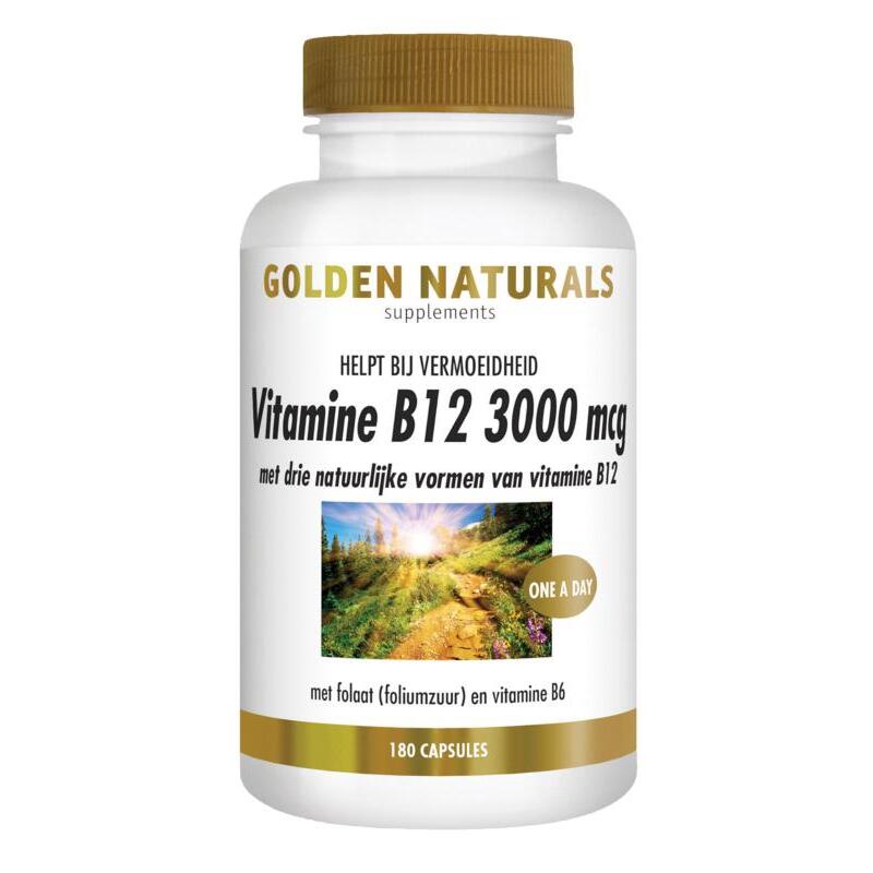 Golden Naturals Vitamine B12 3000mcg 120ztb
