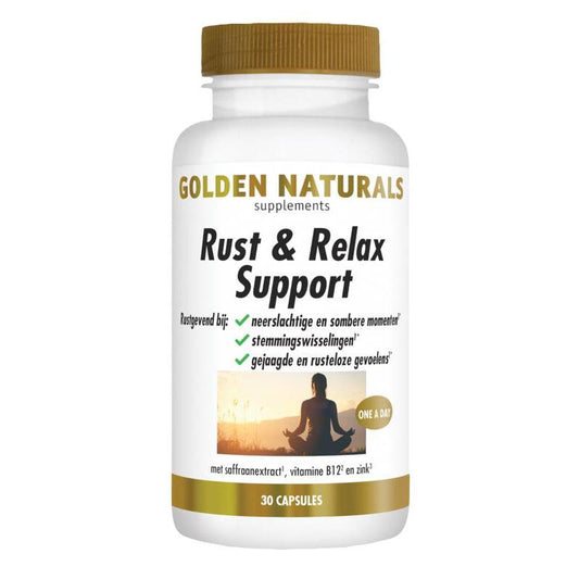 Golden Naturals Rust & relax support 30vc