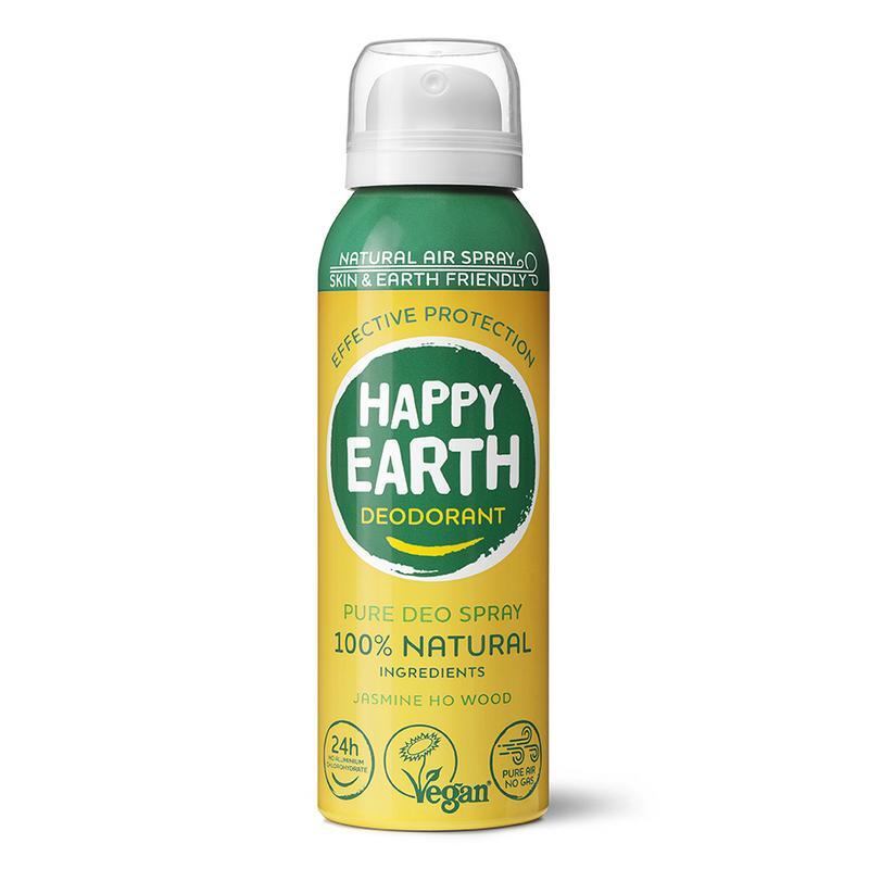 Happy Earth deo nat airspr jasmon hoo wood 100ml