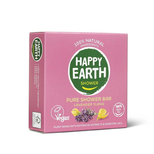Happy Earth showerbar lavender ylang 90g