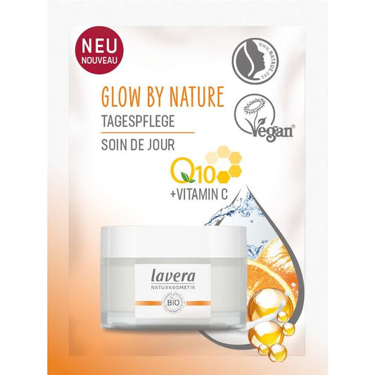 Lavera Sample glow by nature daycream 1ml 50st