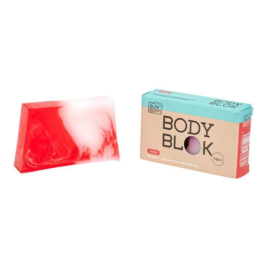 Blokzeep body bar roos 100g