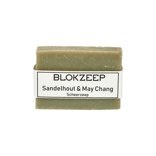Blokzeep scheerzeep sandelhout&may chan 100g