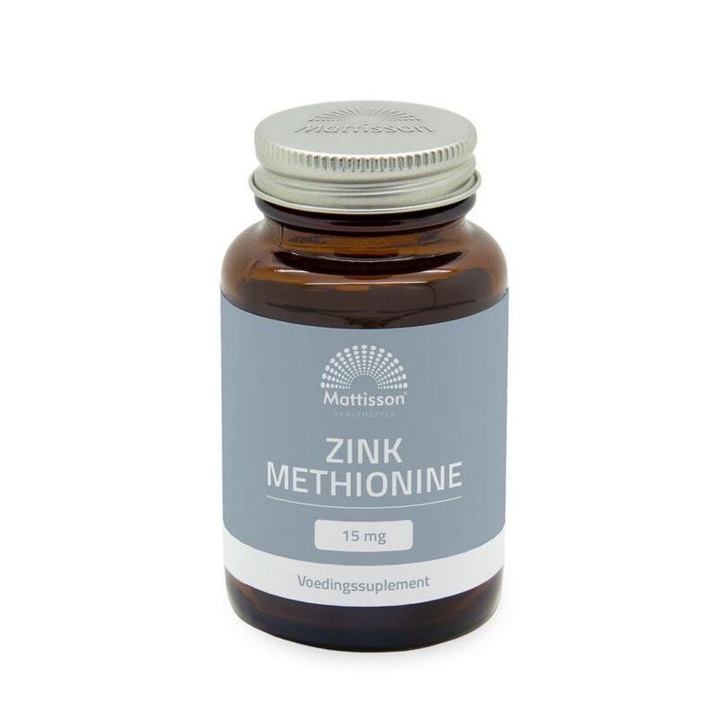 Mattisson zink methionine 15mg 90ca