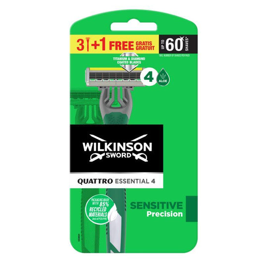 Wilkinson wilk quattro sensitive 3+1 4st