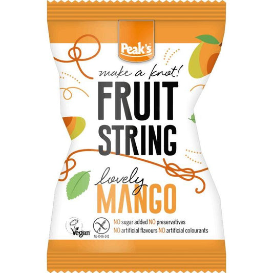 Peak`s fruitsnoep string mango gl vr 14g