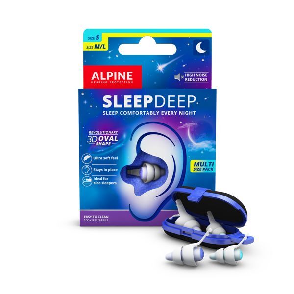 Alpine Alpine sleepdeep earplugs mult 2paar