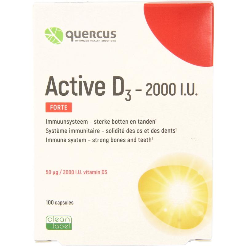 Quercus Active D3-2000 i.u. 100ca