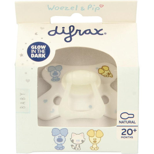 Difrax Fopspeen 20+ maanden natural Woezel & Pip 1st