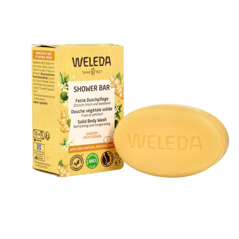 Weleda Shower bar ginger + pititgrain 75g