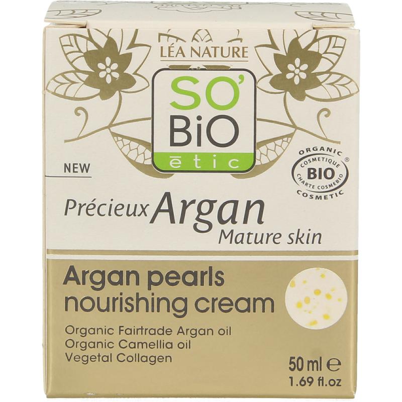 So Bio Etic Argan pearls nourishing cream 50ml