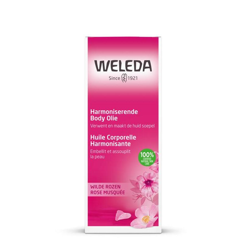 Weleda Wilde rozen harmoniserende body olie 100ml