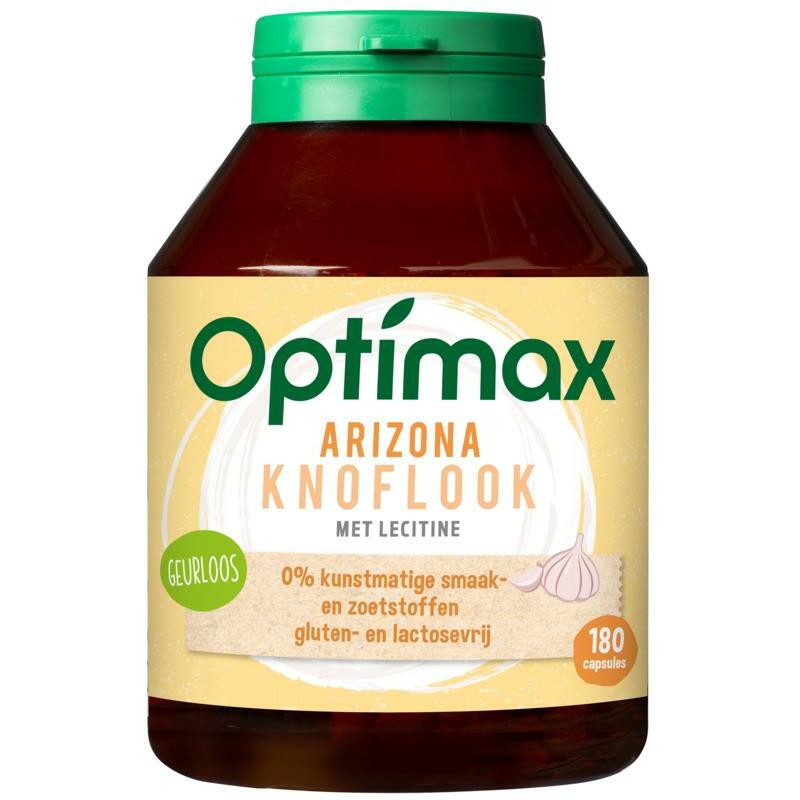 Optimax Arizona knoflook & lecithine 180vc