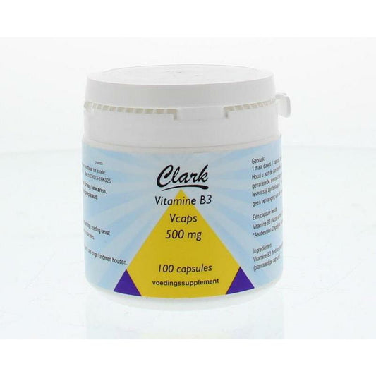 Clark Vitamine B3 nicotinamide 500 mg 100ca