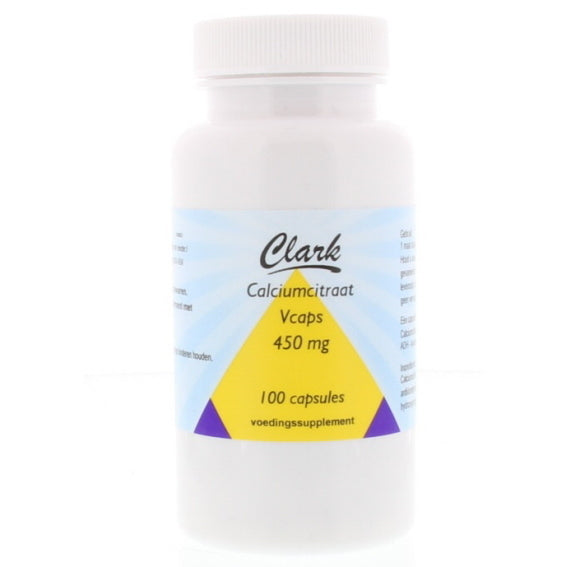 Clark Calcium citraat 450 mg 100vc