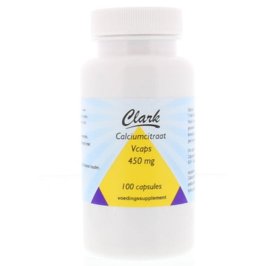 Clark Calcium citraat 450 mg 100vc