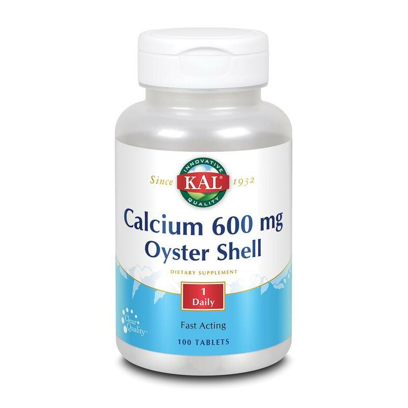 KAL Oesterkalk calcium 600mg 100tb