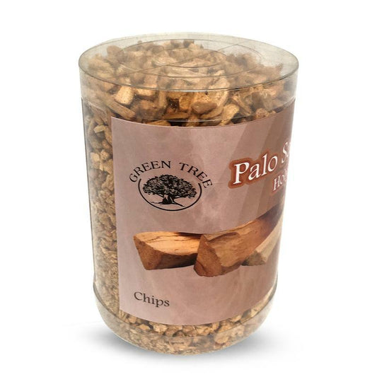 Green Tree Palo santa chips in koker 200g