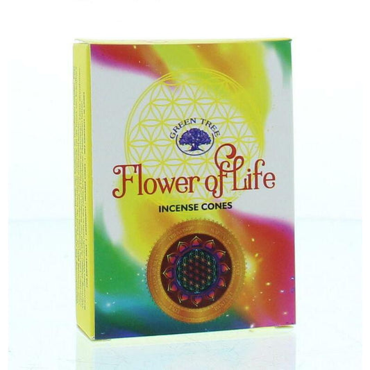 Green Tree Kegelwierook flower of life 10st