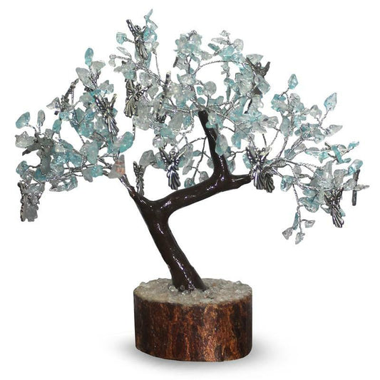 Green Tree Edelsteen boom hangers 300 steentjes spir begel 1st