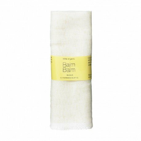 Balm Balm Face cloths organic muslin 3st