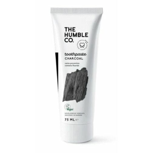 The Humble Co Tandpasta natural charcoal 75ml