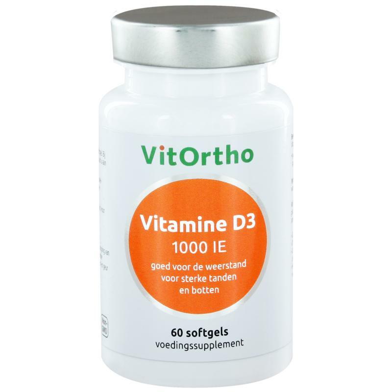 Vitortho Vitamine D3 1000 IE 60sft