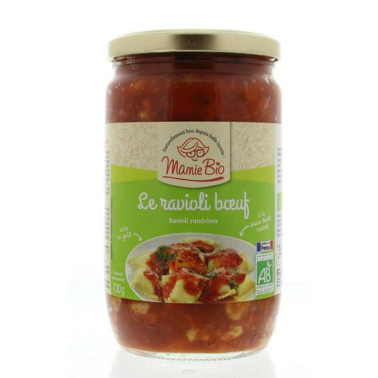 Mamie Bio Ravioli met rundvlees bio 700g