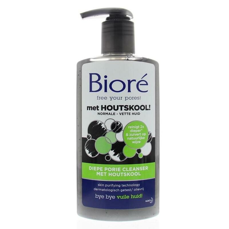 Biore Diepe porie cleanser houtskool 200ml