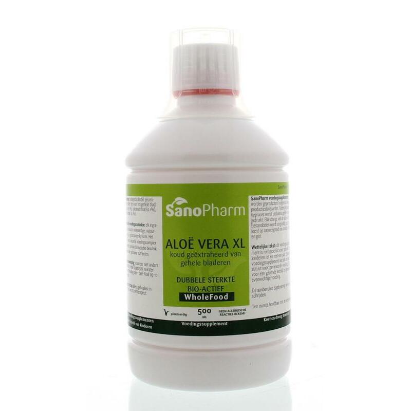 Sanopharm Aloe vera XL hele blad 500ml