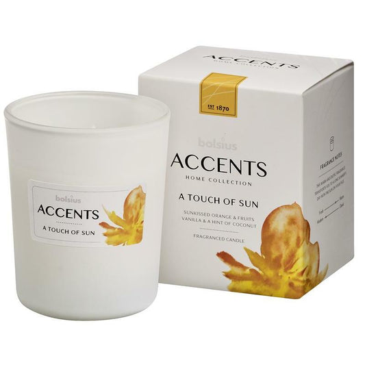 Bolsius Accents geurkaars a touch of sun 1st