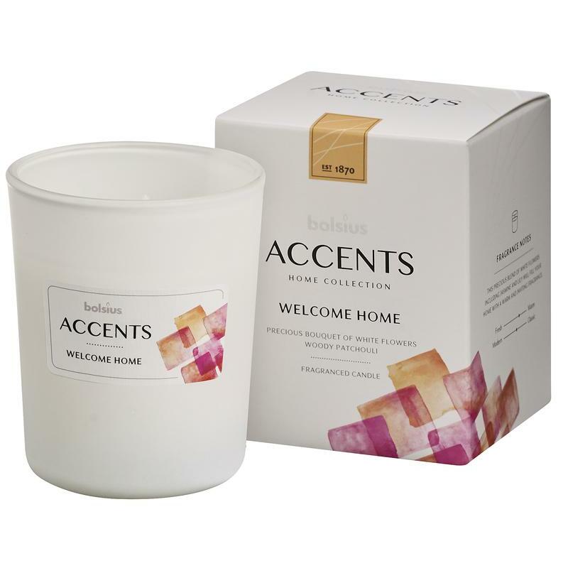Bolsius Accents geurkaars welcome home 1st