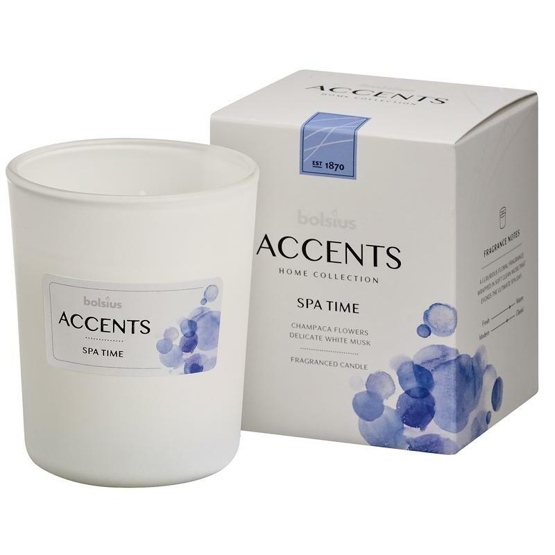 Bolsius Accents geurkaars spa time 1st
