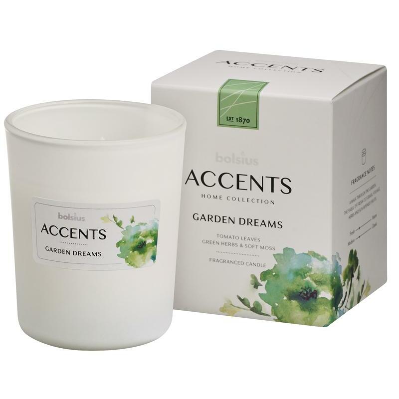 Bolsius Accents geurkaars garden dreams 1st
