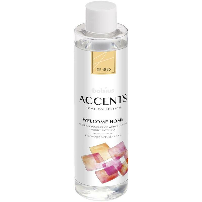 Bolsius Accents diffuser refill welcome home 200ml