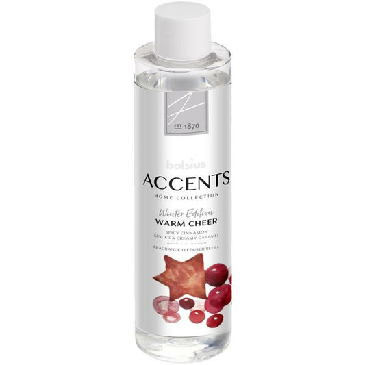 Bolsius Accents diffuser refill warm cheer 200ml