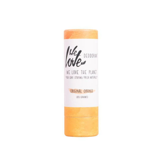 We Love 100% Natural deodorant stick original orange 65g