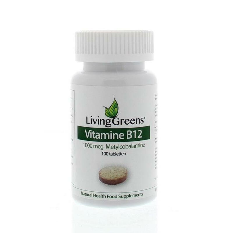 Livinggreens Vitamine B12 methylcobalamine 1000mcg 100tb