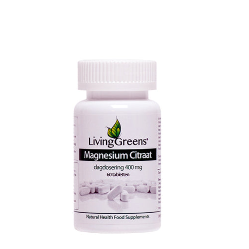 Livinggreens Magnesium citraat 400 mg 60tb