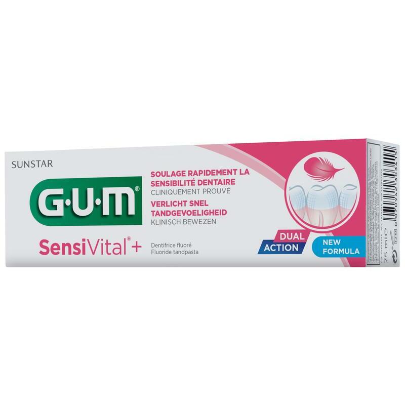 GUM Sensivital+ tandpasta 75ml