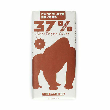 Chocolatemakers Gorilla bar melk 37% bio 85g