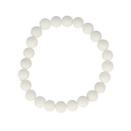 Ruben Robijn Kralenarmband jade sneeuwwit 8 mm 1st