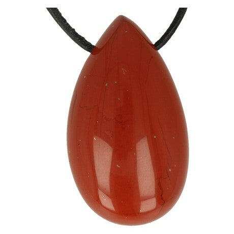 Ruben Robijn Edelsteen druppel hanger jaspis rood 1st