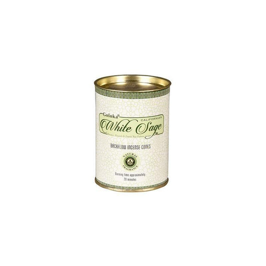 Green Tree Goloka white sage back flow cone 1st