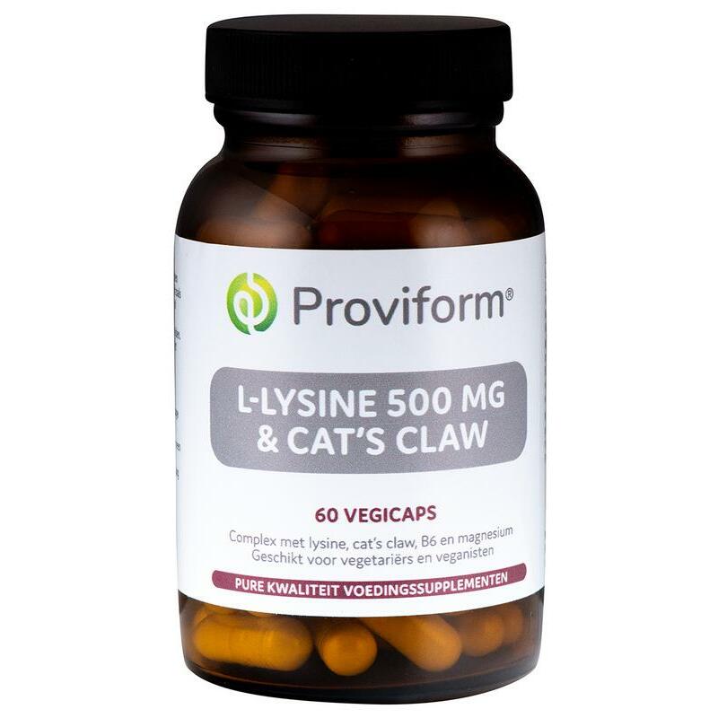 Proviform L-Lysine 500 mg & cats claw 60vc