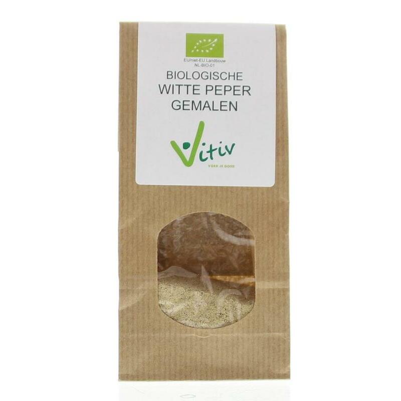 Vitiv Peper wit gemalen bio 40g