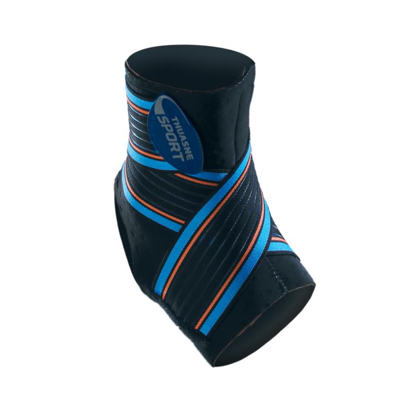Thuasne Enkelbrace + strapping zwart maat S 1st