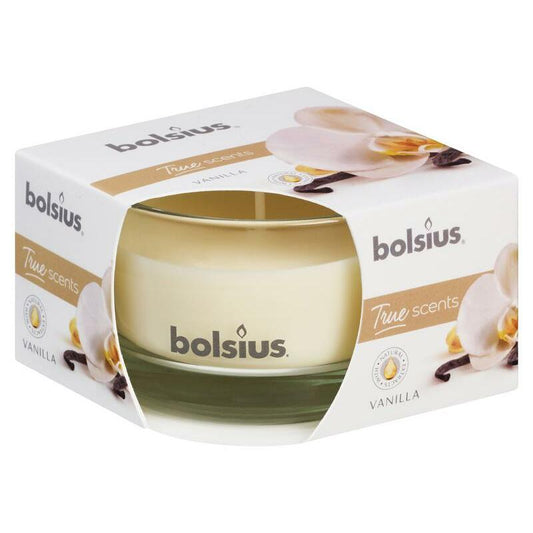 Bolsius Geurglas 80/50 true scents vanille 1st