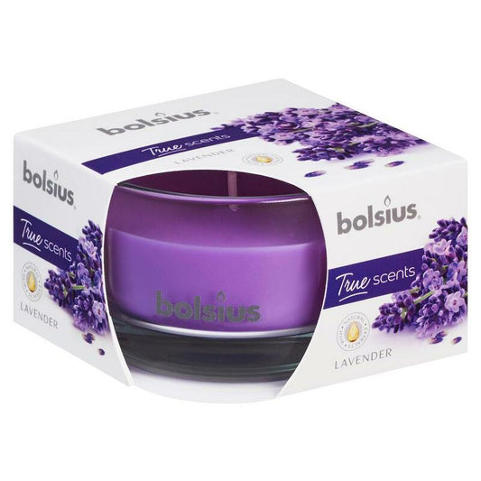 Bolsius Geurglas 80/50 true scents lavendel 1st